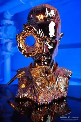 Masque terminator t 1000 liquid metal art